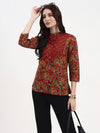 Straight Fit Printed Kurti / Top