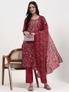 Floral Mughal Print Kurta set (Pure Cotton)
