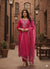 Kurta Dupatta Pant Set (Slik Blend)