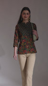 Straight Fit Printed Kurti / Top