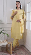 Straight Kurti Set (Slik Blend)